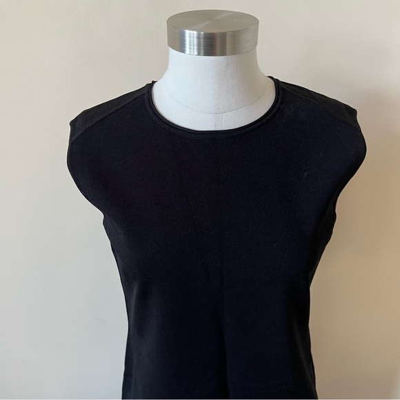 Vince Sleeveless Midi Dress/Solid Black 26121 - Picture 3 of 7